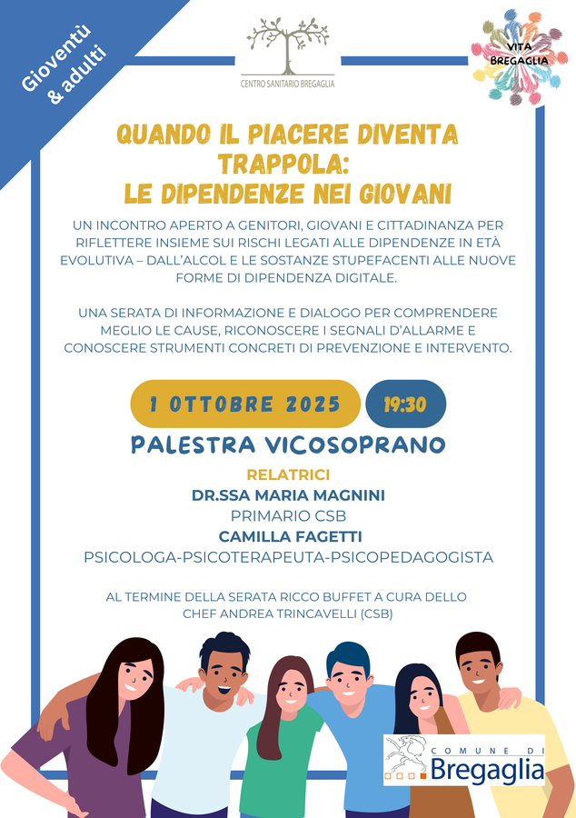 Quando il piacere diventa trappola: le dipendenze nei giovani