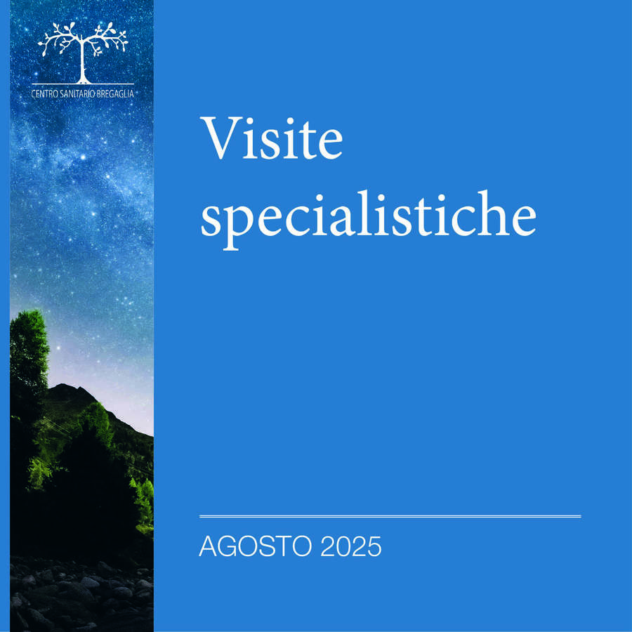 Appuntamenti con gli specialisti: agosto 2025