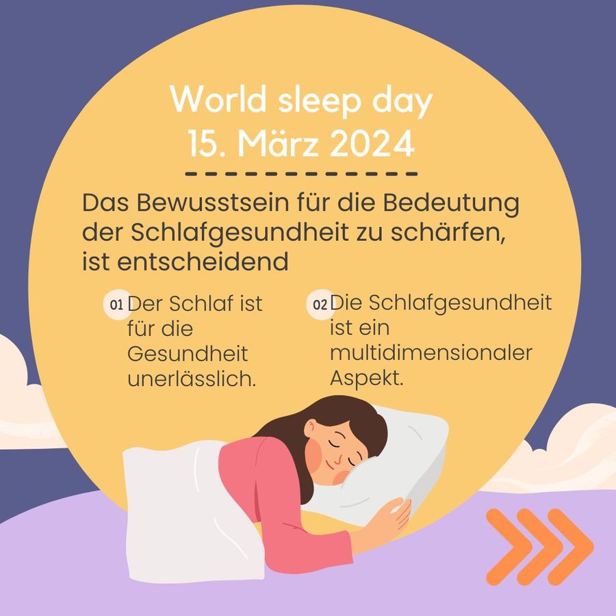 Weltschlaftag: 15. März 2024, ein Tag, der dem Schlafen gewidmet ist