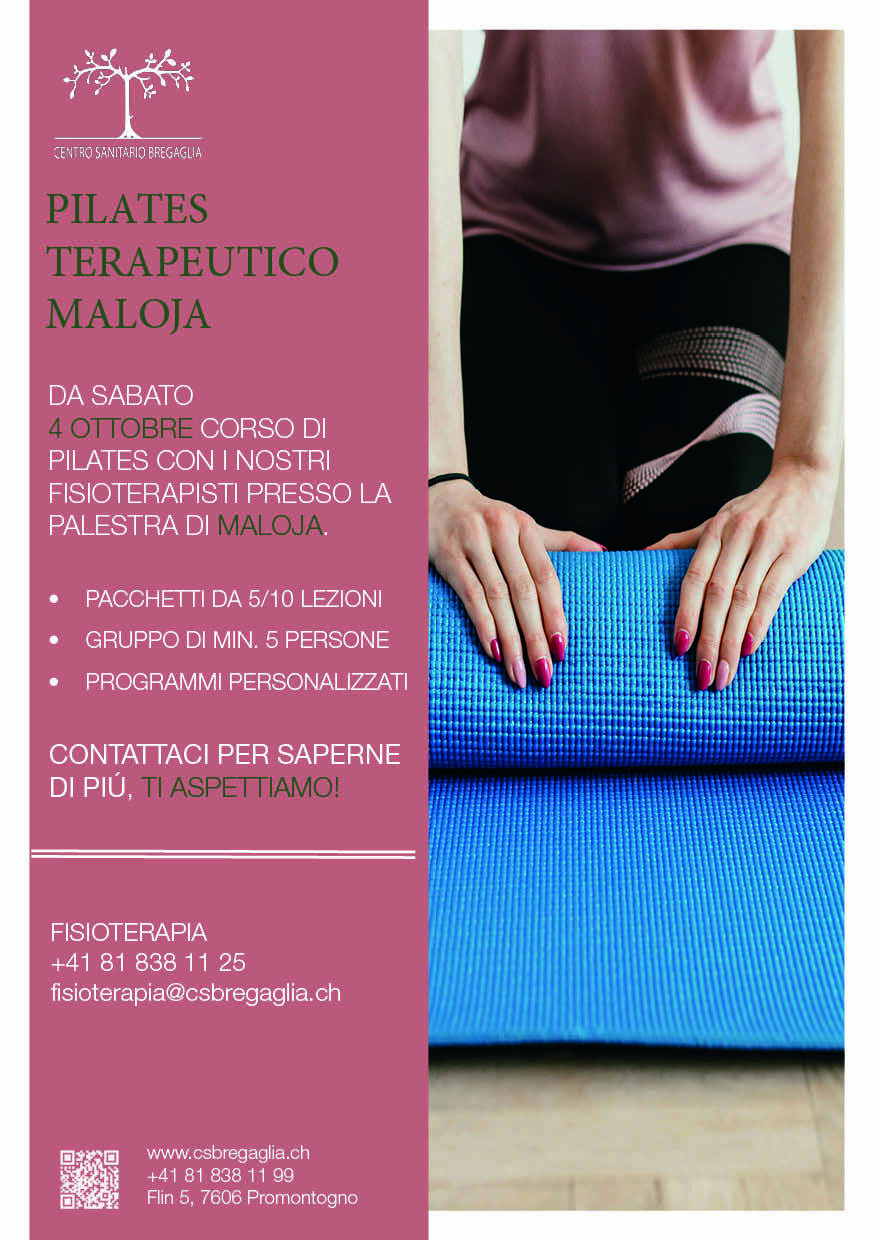 Corso Pilates terapeutico Maloja