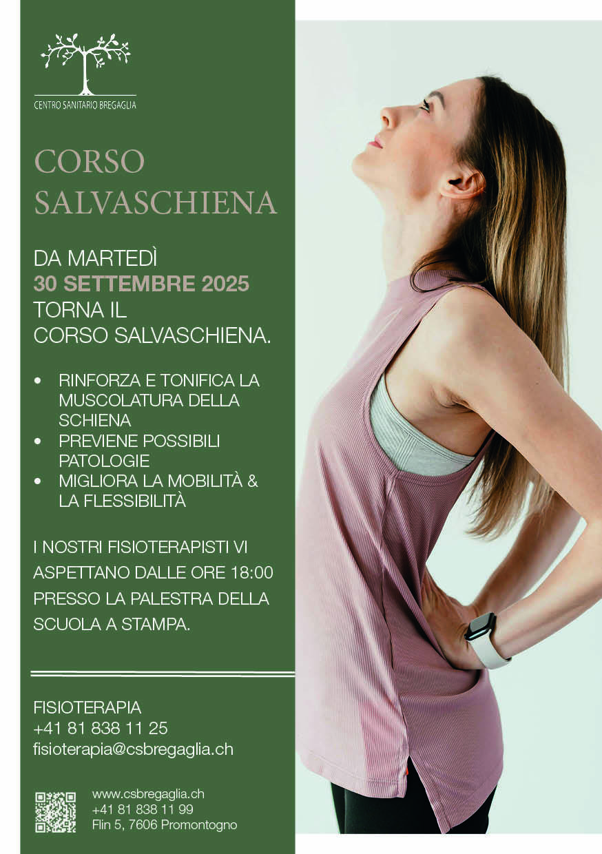 Corso salvaschiena settembre 2025